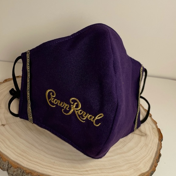 Crown Royal Triple Layer Handmade Face Mask - Picture 6 of 7